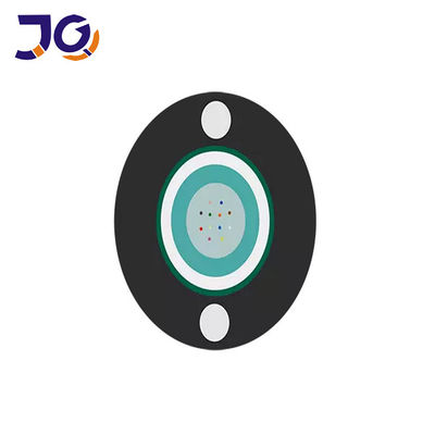 12Core屋外の6.0mm GYFXTYの平らな光ファイバケーブル