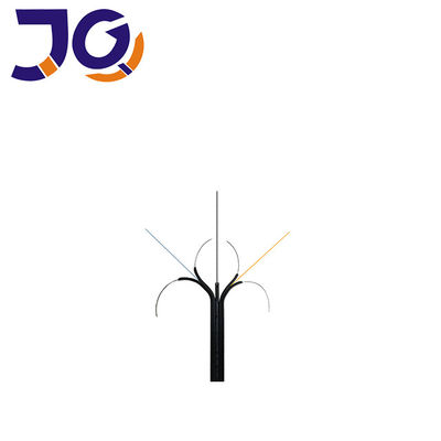 自己支持の鋼線1.0mm 2繊維が付いているG657A1 Ftthのドロップ・ケーブル