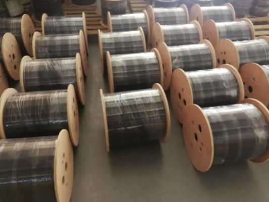 自己支持の鋼線1.0mm 2繊維が付いているG657A1 Ftthのドロップ・ケーブル