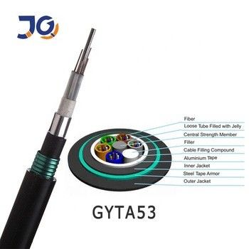 GYTA53 光ファイバーケーブル 48 96 コア アルミニウム 装甲式直埋管