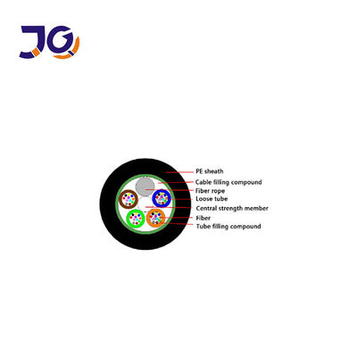 繊維ケーブルGYTSの装甲管24 48の96の144の288の中心の光ファイバーケーブル