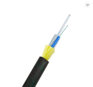 PEの外装150m 200mのスパンの光ファイバケーブルADSS-24のG652D