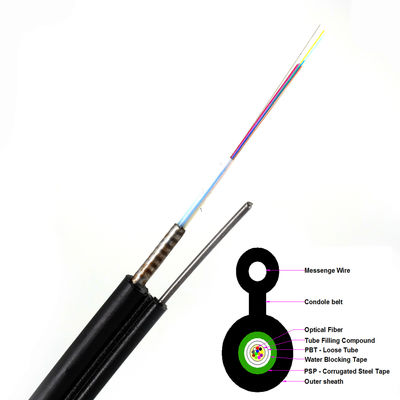 HDPEのジャケット4の中心の空気の光ファイバケーブルのイチジク8 GYXTC8S