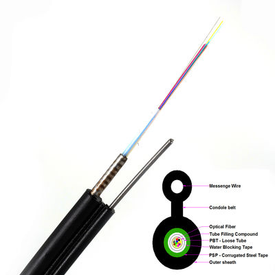 48中心GYTC8Sのコミュニケーションのための屋外の光ファイバケーブル