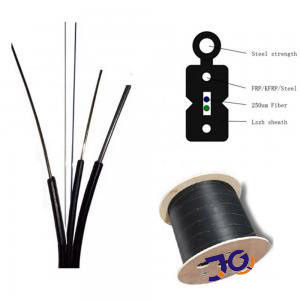 4塗られる中心FTTHの繊維光学のドロップ・ケーブルG657A2色