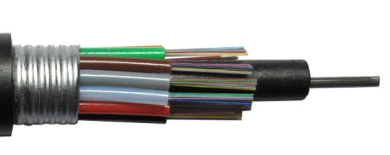 G652Dの反齧歯動物の屋外の管の装甲光ケーブルの座礁させた緩い管