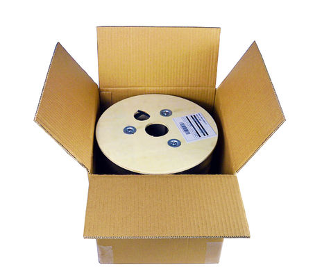 4中心657A1の単一モードのメッセンジャーが付いている平らな空気のFtthのドロップ・ケーブル