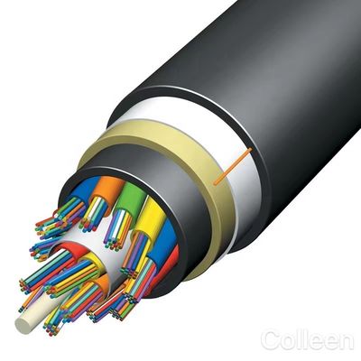 単一モードすべての誘電性の自己支持のスパン100m 24の中心ADSS繊維ケーブル