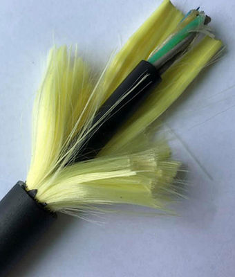 単一モードすべての誘電性の自己支持のスパン100m 24の中心ADSS繊維ケーブル