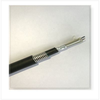 繊維ケーブルGYTSの装甲管24 48の96の144の288の中心の光ファイバーケーブル