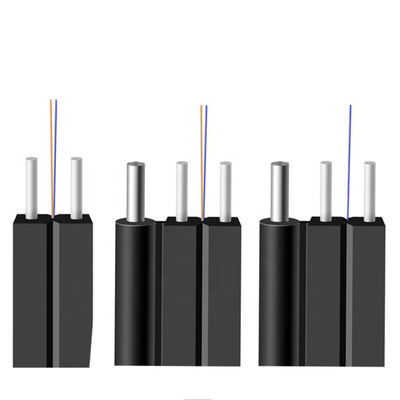 4コア G657A1 シングルモード FTTH 室内ドロップケーブル フラット空中光ファイバーケーブル