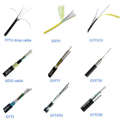 自己サポート アンテナ図8ケーブルは鋼線GYFTC8Yを座礁させた