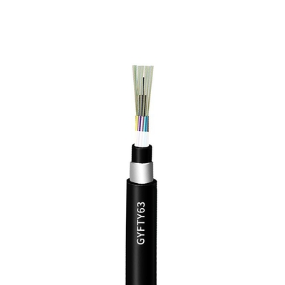 24の中心GYFTY63 Underground Fiber Optic Cable多重モードのLooseの管