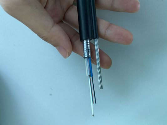 鋼線の強さGYTC8S図8光ファイバケーブルのPEの外装