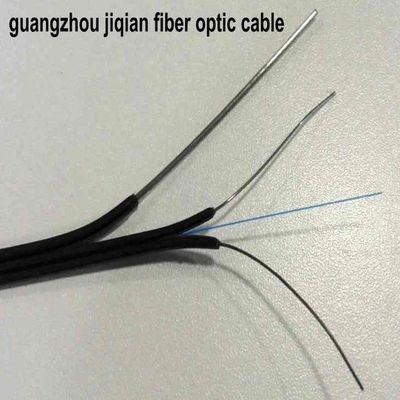 250um Color Coating G652D 2 Cores Ftth Fiber Optic Drop Cable FRP Reinforced For Outdoor