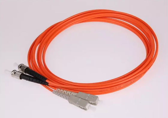 カスタム化FTTH Duplex OM3 Multimode 3.0mm Fiber Optic Patch Cord