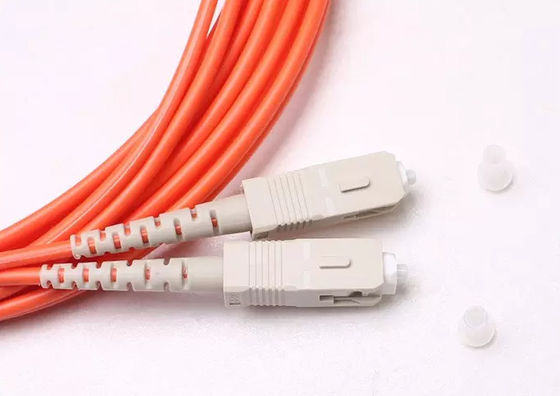 カスタム化FTTH Duplex OM3 Multimode 3.0mm Fiber Optic Patch Cord