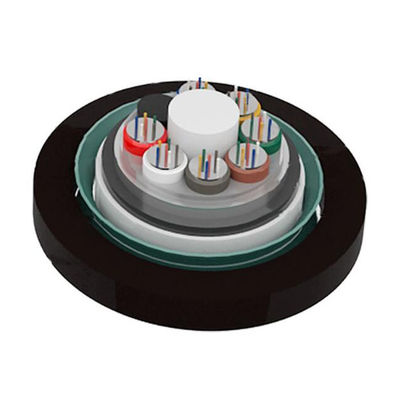 座礁させた緩い管GYFTA53の地下の光ファイバケーブル