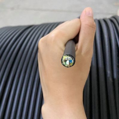 ADSS 100mの明確なスパンS/S 12/24/48/96/144の中心の光ファイバケーブル