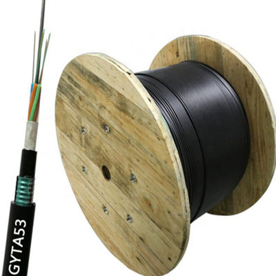 84の96の144の中心の装甲光ファイバーケーブルGYTA53