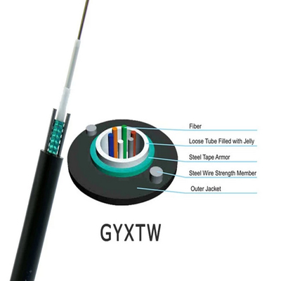 1310nm屋外の光ファイバケーブル4 6つの8つの12の中心GYXTW